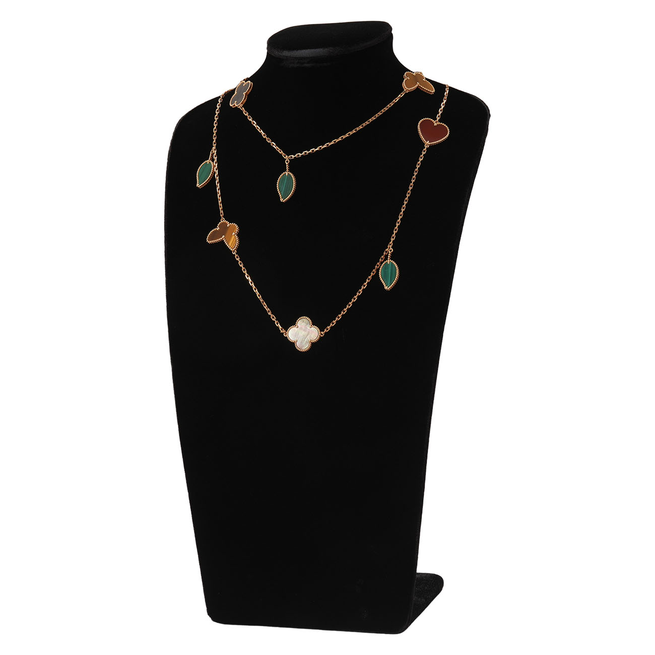 VAN CLEEF & ARPELS(USED)반클리프 12모티브 럭키 알함브라 롱 네크리스
